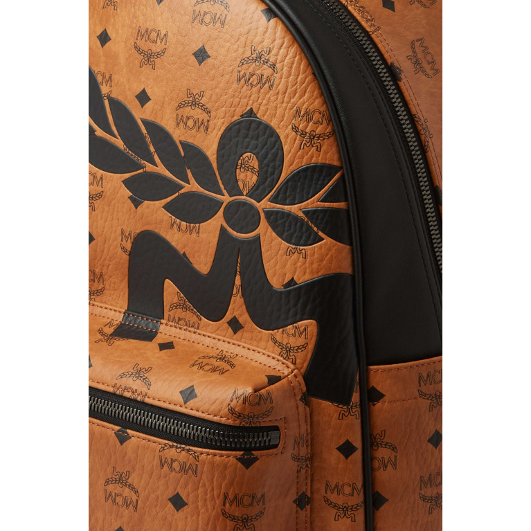 MCM - Medium Stark Backpack in Visetos Canvas