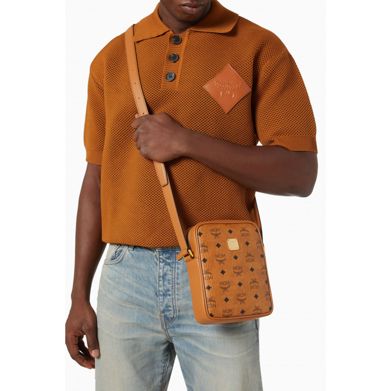 MCM - Klassik Visetos Crossbody Bag in Leather