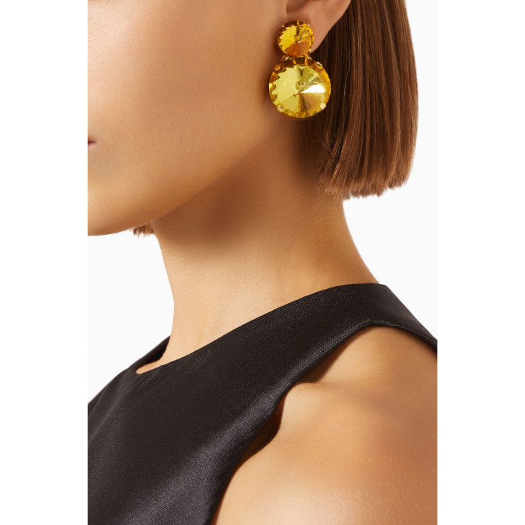 VANINA - Clochette Drop Earrings in Gold-plated Brass