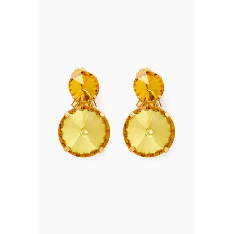 VANINA - Clochette Drop Earrings in Gold-plated Brass