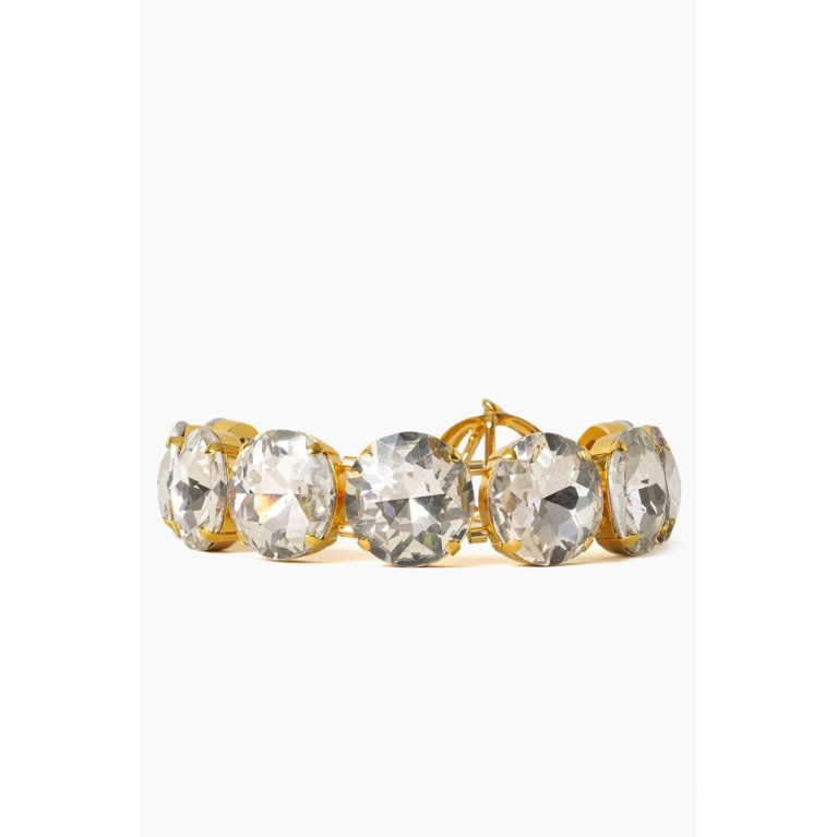 VANINA - Les Clochettes Stone Choker in Gold-plated Brass