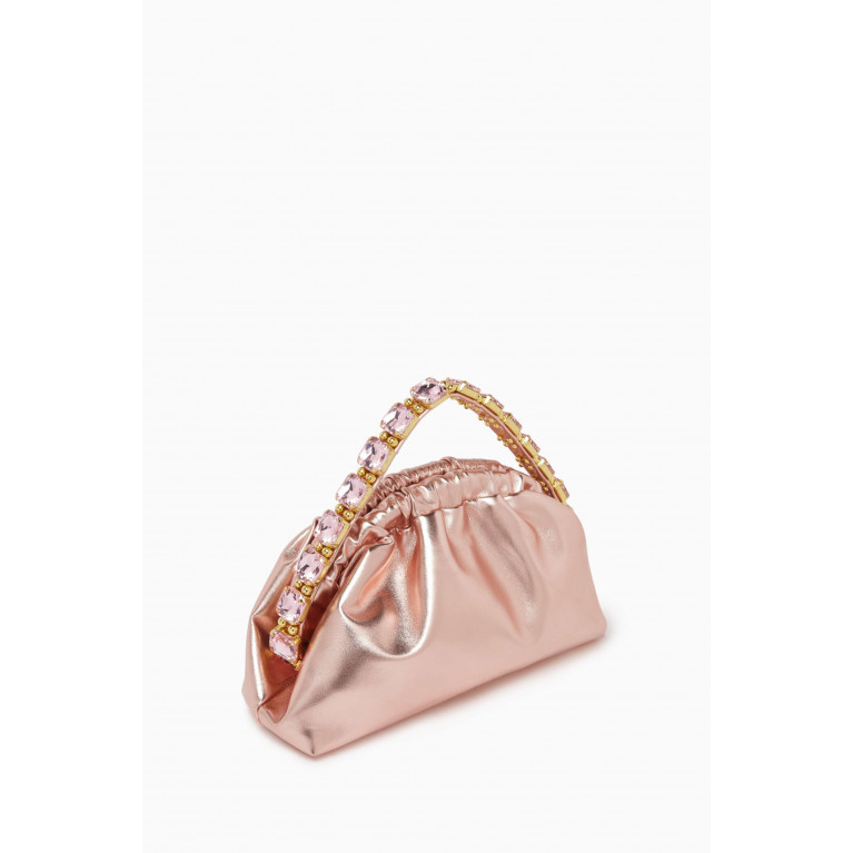 VANINA - Clochette Romeo Bag in Leatherette & Crystals