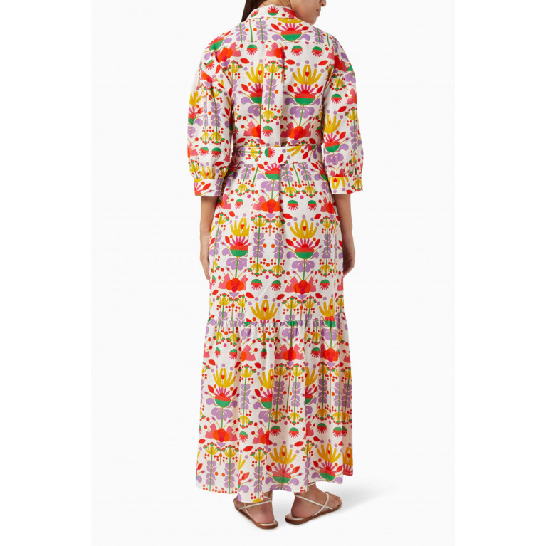 Borgo de Nor - Bianca Maxi Dress in Linen-blend