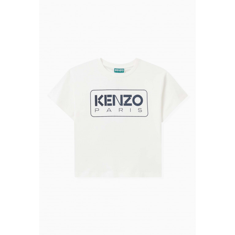 KENZO KIDS - Logo T-shirt in Cotton-jersey