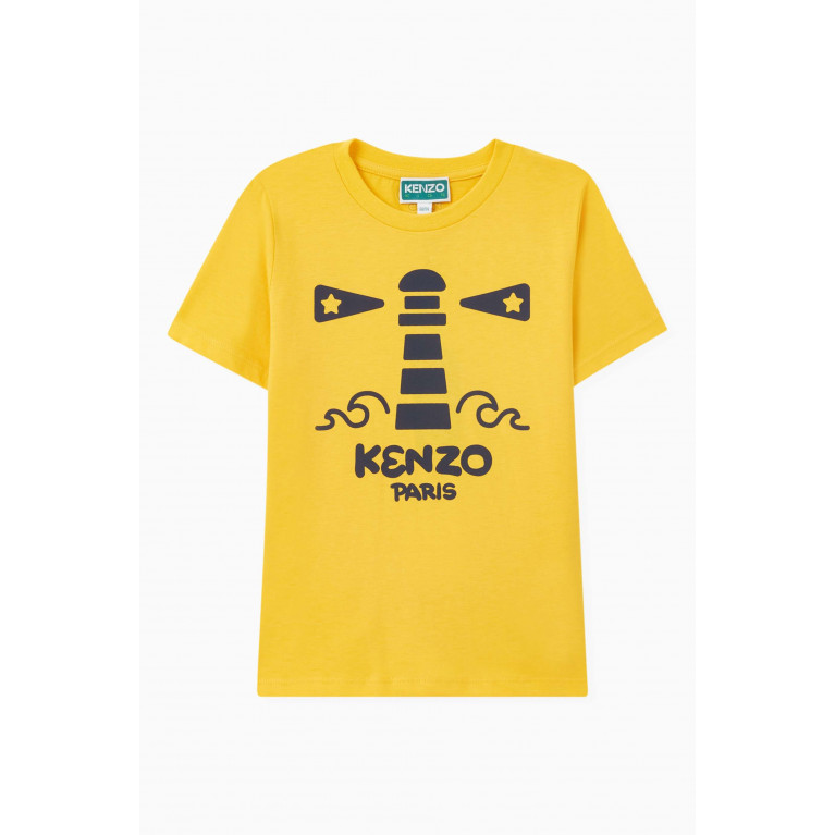 KENZO KIDS - SHORT SLEEVES TEE-SH | 216932499 Yellow
