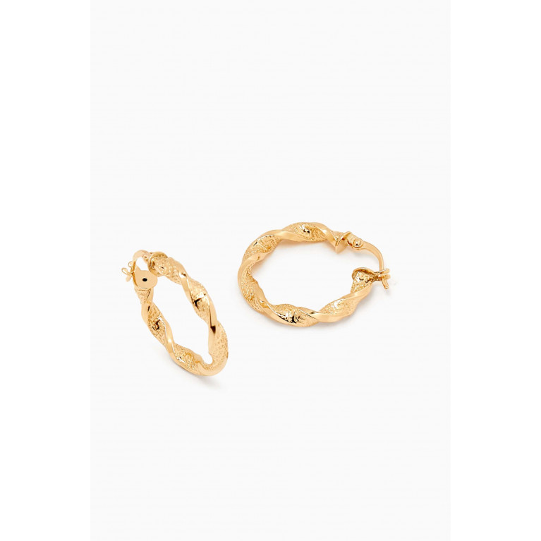 M's Gems - Chiara Hoop Earrings in 18kt Gold