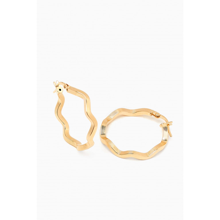M's Gems - Oralia Hoop Earrings in 18kt Gold