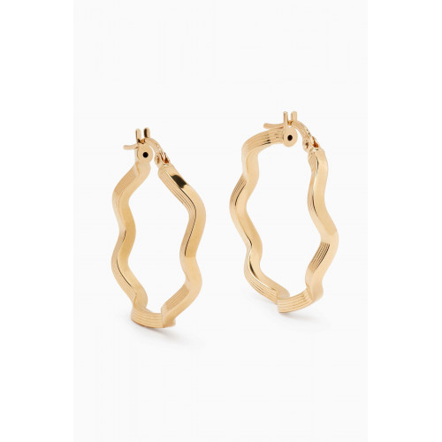 M's Gems - Oralia Hoop Earrings in 18kt Gold
