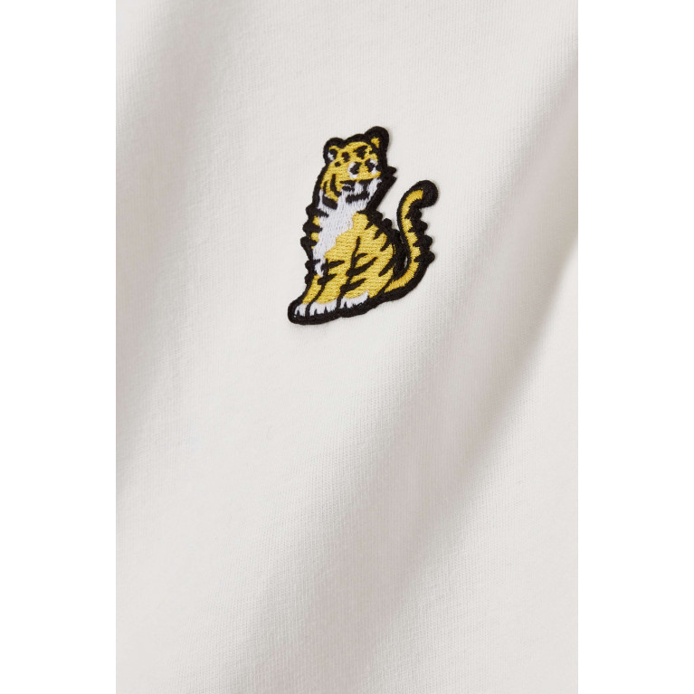 KENZO KIDS - Kotora Tiger Logo T-shirt in Cotton Jersey