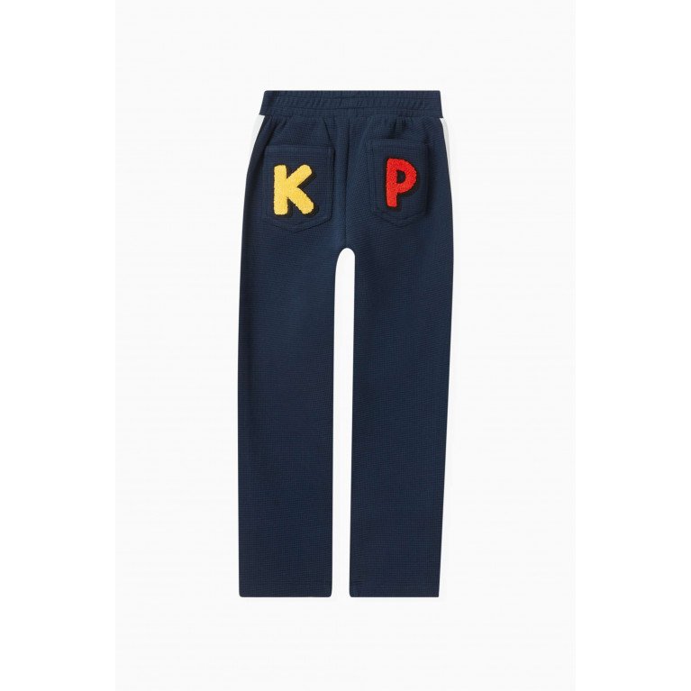 KENZO KIDS - Sailor Trousers in Honeycomb knit