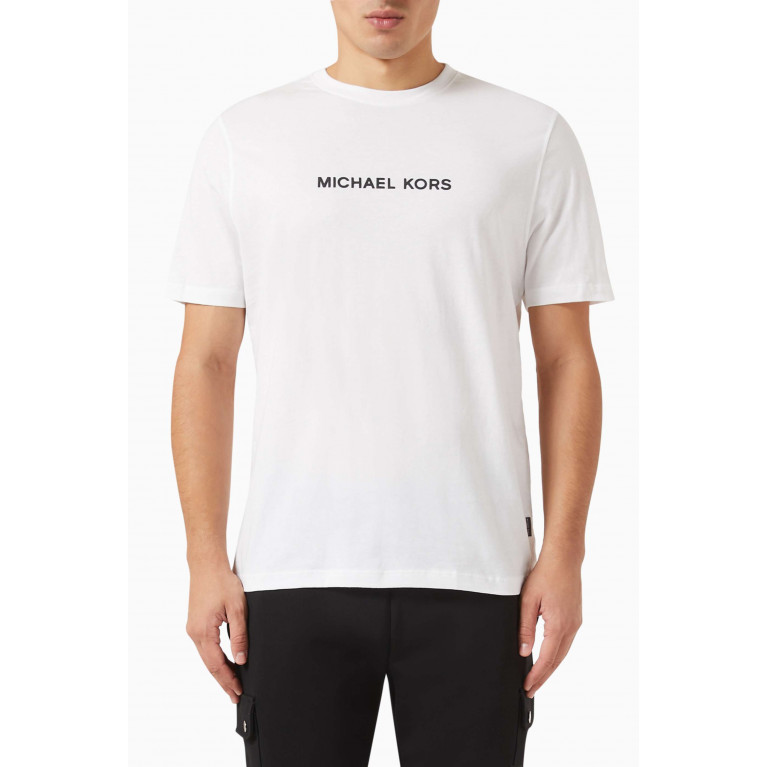 MICHAEL KORS - Logo-print Wave T-shirt in Cotton