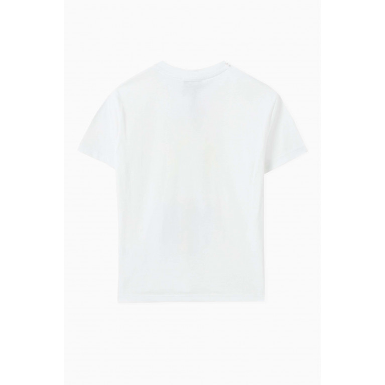 MSGM - Logo T-shirt in Cotton White