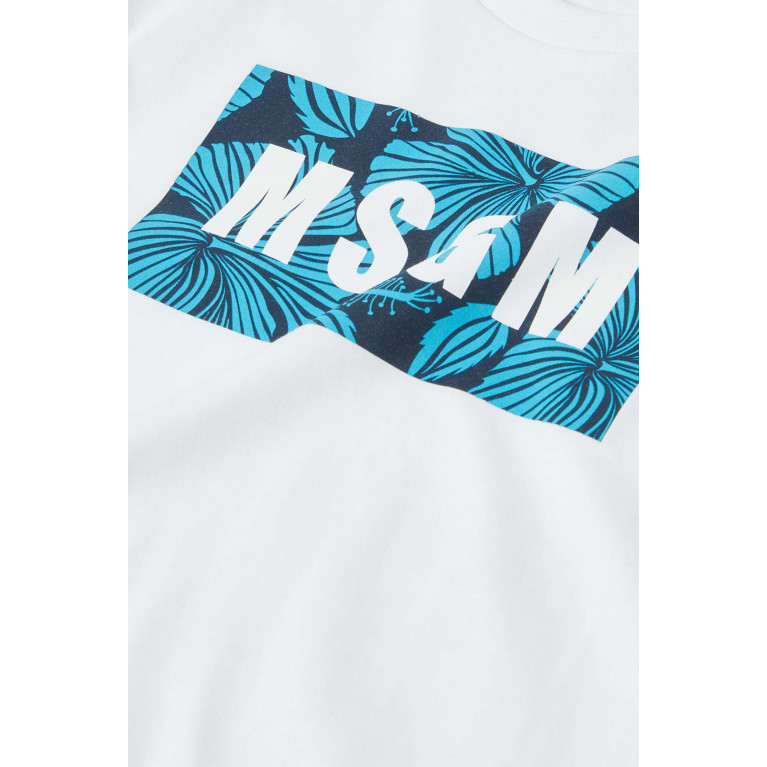 MSGM - Logo-print T-shirt in Jersey