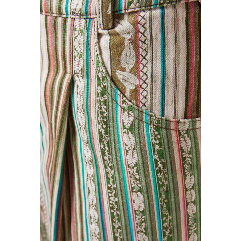 SIEDRES - Mani Printed Pants in Cotton-blend