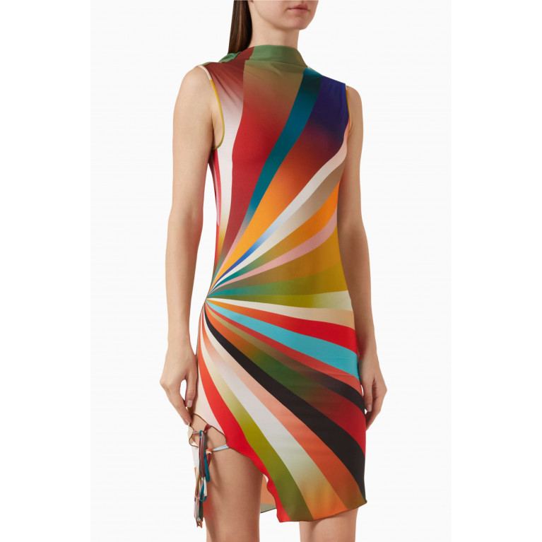 SIEDRES - Nisha Sun-ray Print Mini Dress