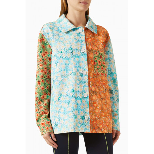SIEDRES - Drew Printed Jacket in Cotton