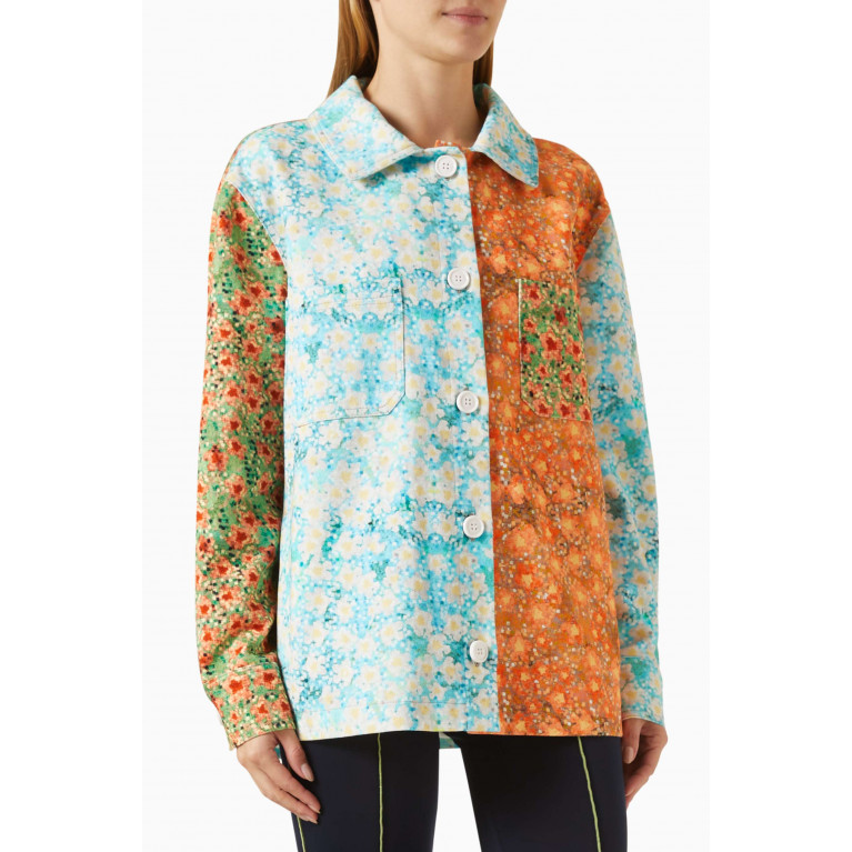SIEDRES - Drew Printed Jacket in Cotton