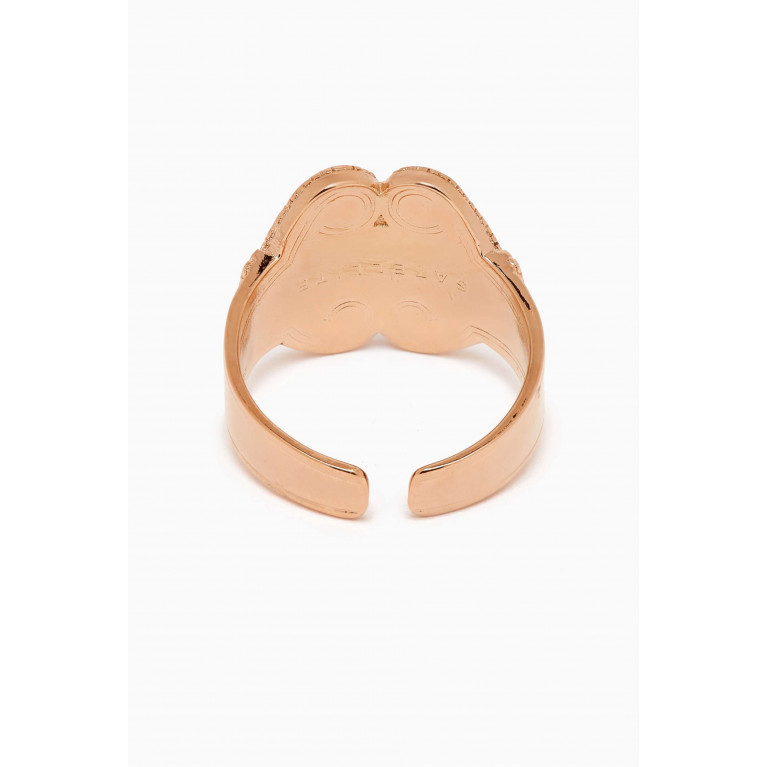 Satellite - Chic Prestige Mother-of-pearl Ring in 14kt Gold-plated Metal