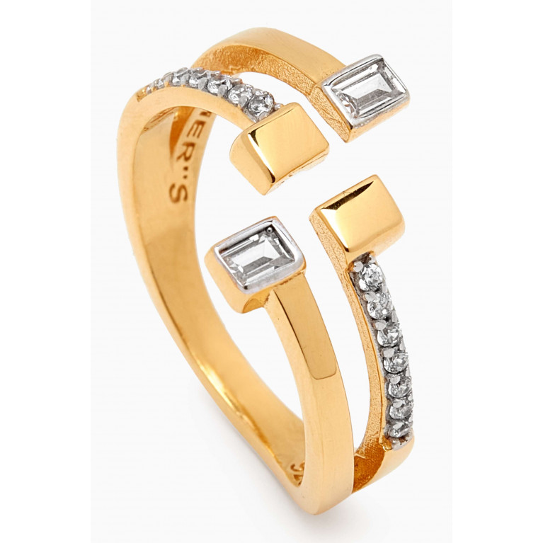 MER"S - All in All Ring in 24kt Gold-plated Sterling Silver