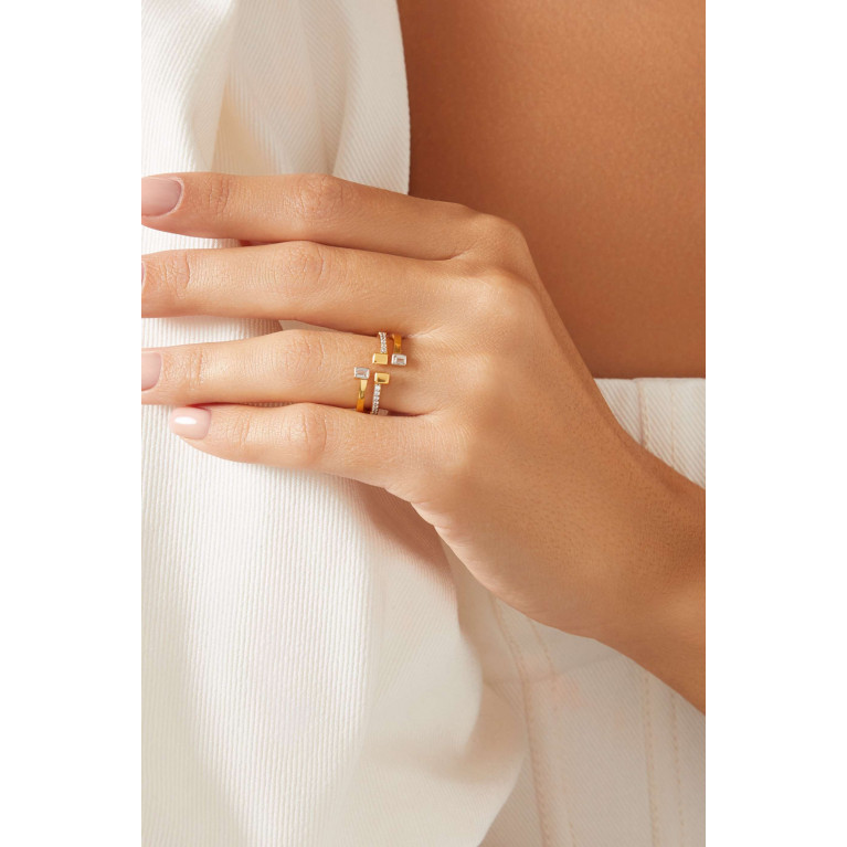 MER"S - All in All Ring in 24kt Gold-plated Sterling Silver