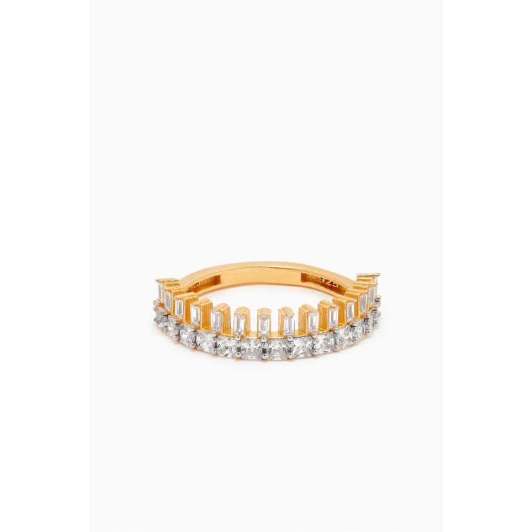 MER"S - Express Yourself Ring in 24kt Gold-plated Sterling Silver