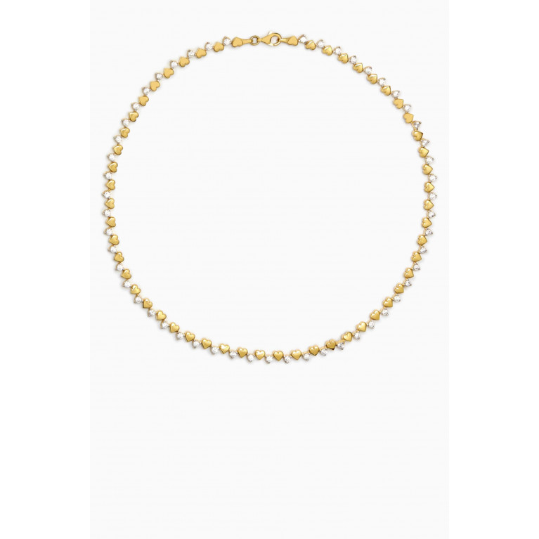 MER"S - Enchanted Choker Necklace in 24kt Gold-plated Sterling Silver