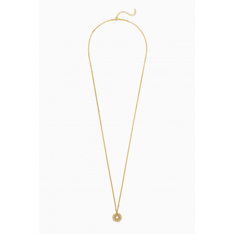 MER"S - Don't Stop Necklace in 24kt Gold-plated Sterling Silver