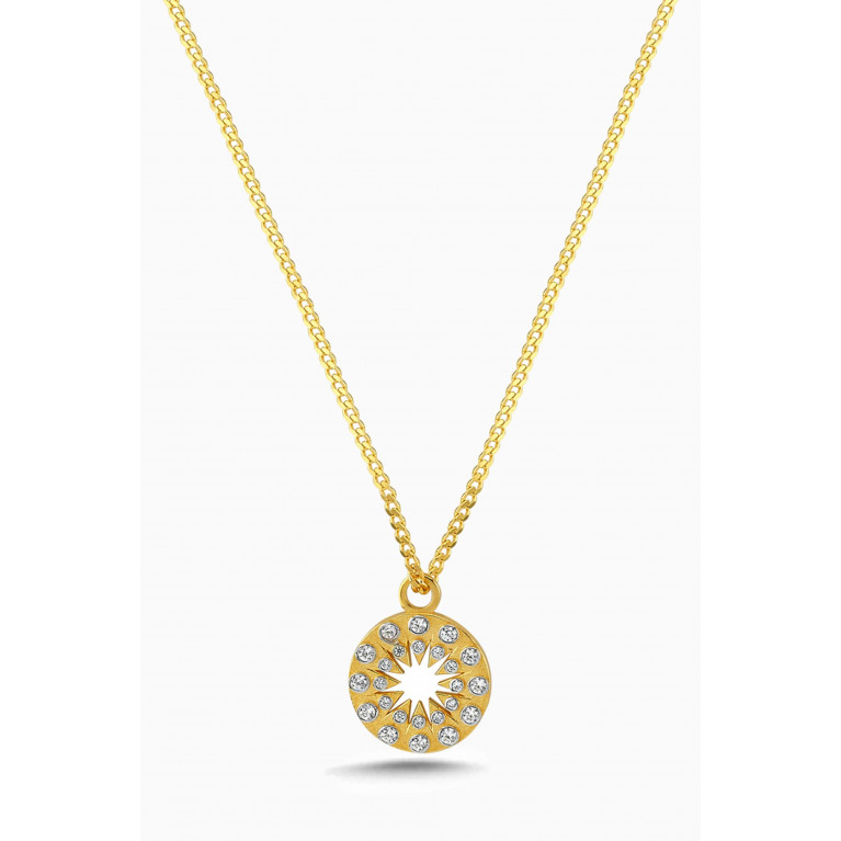 MER"S - Don't Stop Necklace in 24kt Gold-plated Sterling Silver