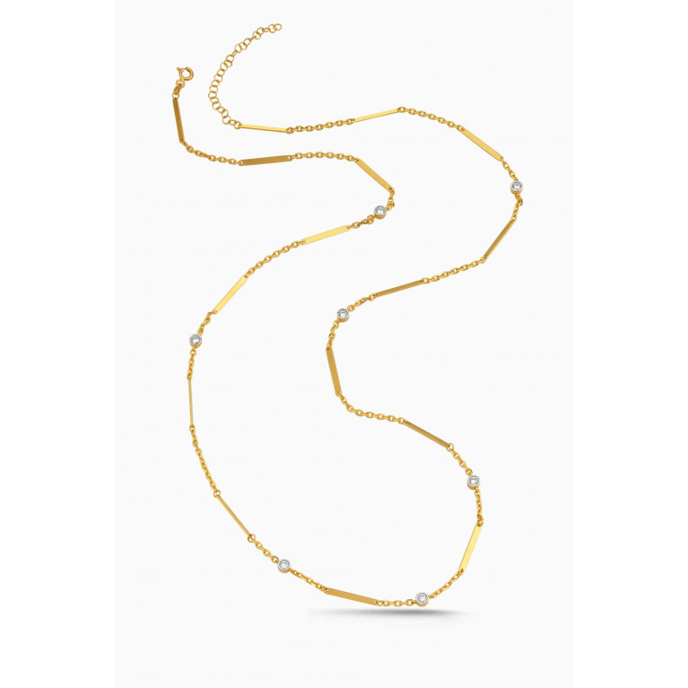 MER"S - Better Together Necklace in 24kt Gold-plated Sterling Silver