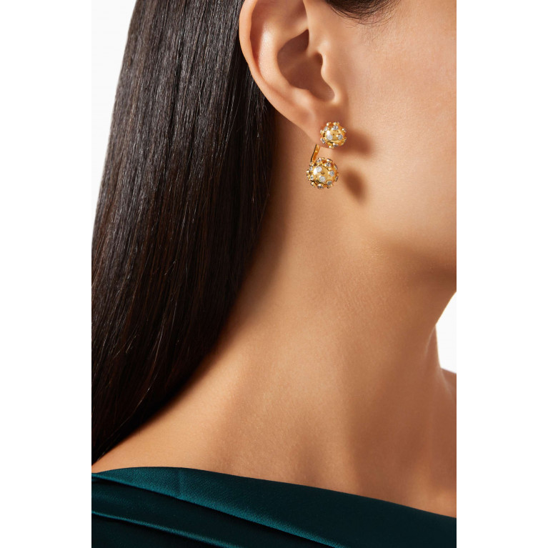 MER"S - Full of Gold Earrings in 24kt Gold-plated Sterling Silver