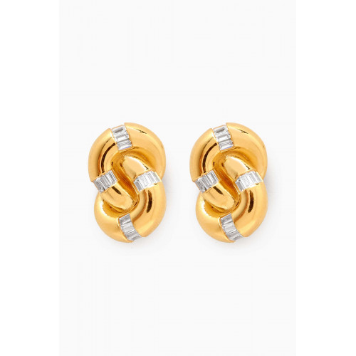 MER"S - Come Together Earrings in 24kt Gold-plated Sterling Silver