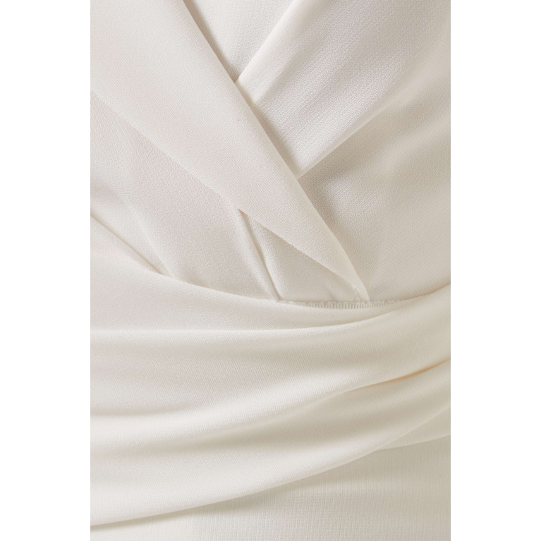 Talbot Runhof - Wrap-style Maxi Dress in Stretch Crepe