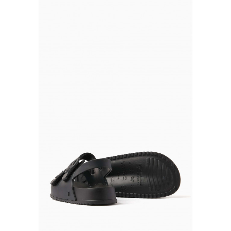 Mini Melissa - Cozy Sandals in Melflex® PVC Black