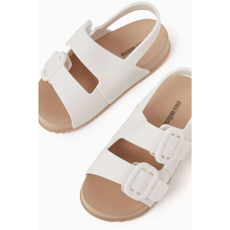 Mini Melissa - Cozy Sandals in Melflex® PVC Neutral
