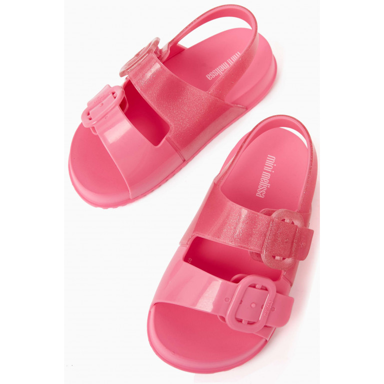 Mini Melissa - Cozy Sandals in Melflex® PVC Pink