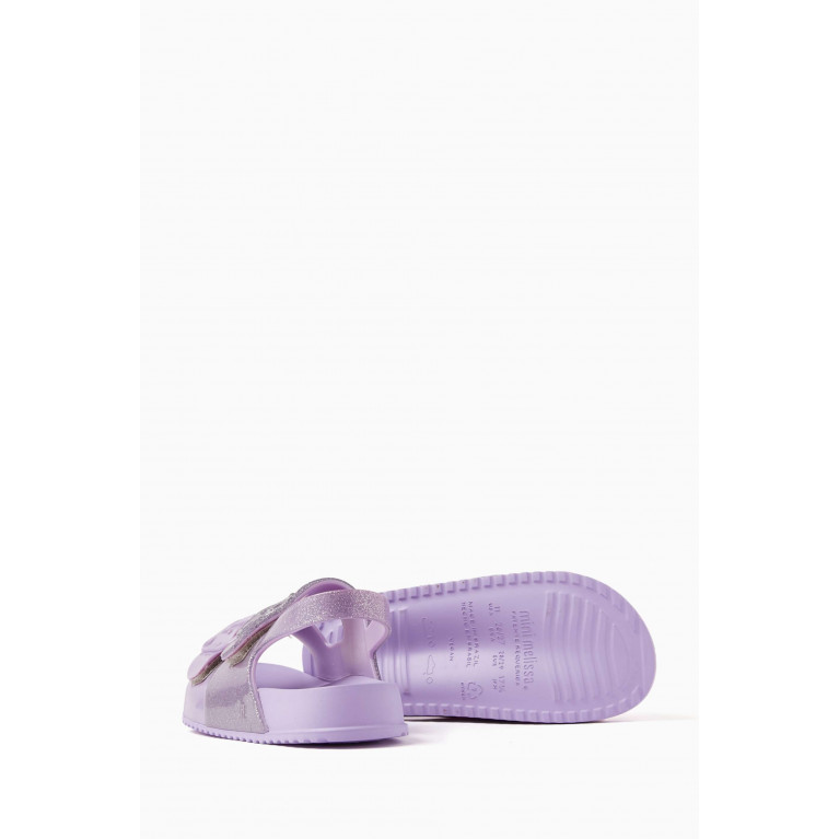 Mini Melissa - Cozy Sandals in Melflex® PVC Purple