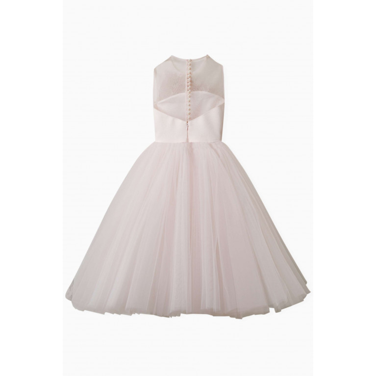 Lėlytė - Embellished Dress in Tulle & Couture Mesh