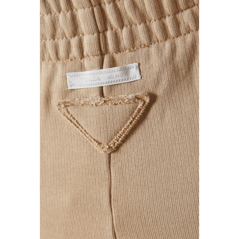 Prada - Feather-trimmed Midi Skirt in Cotton-fleece