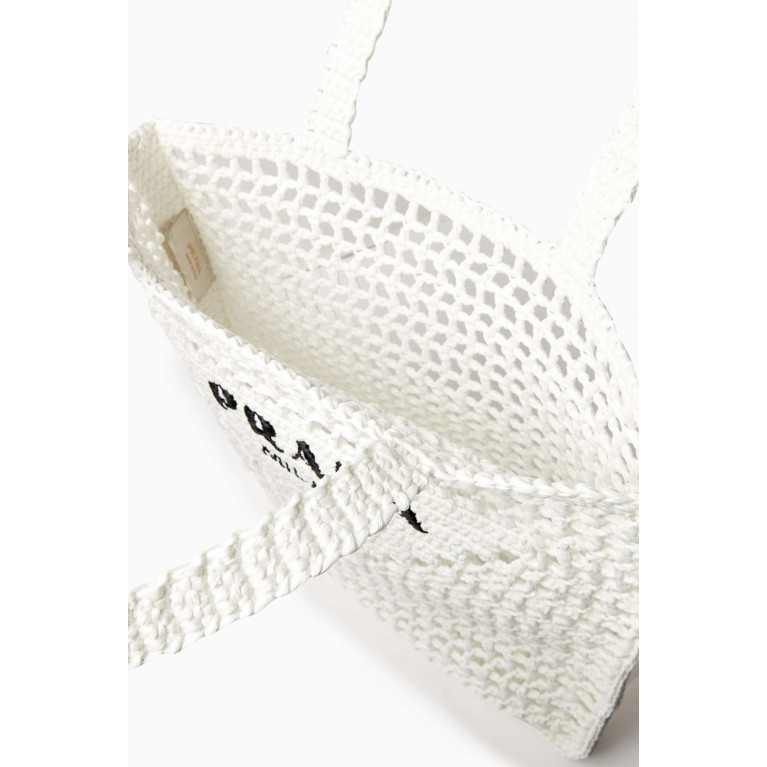 Prada - Logo Crochet Tote Bag