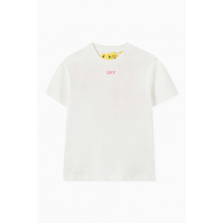 Off-White - Off Stamp Plain T-shirt in Cotton