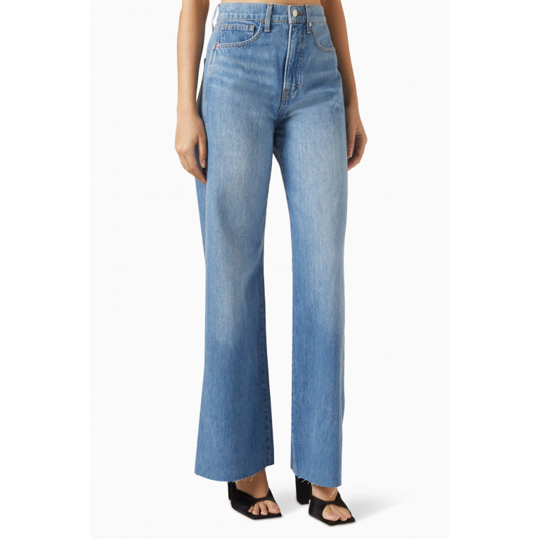 Veronica Beard - Taylor High-rise Wide-leg Jeans in Denim