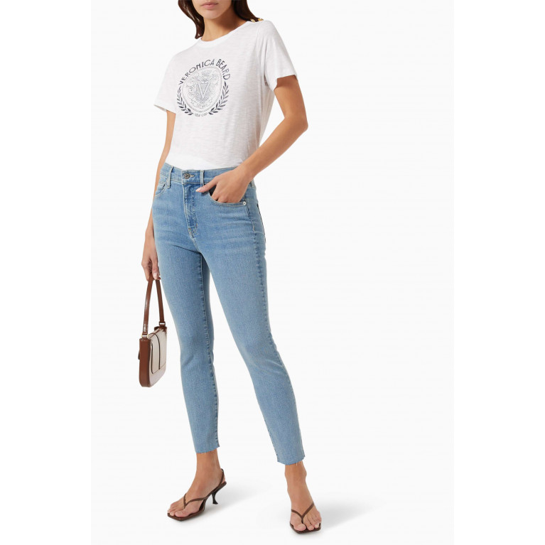 Veronica Beard - Debbie High-rise Slim-fit Jeans in Denim