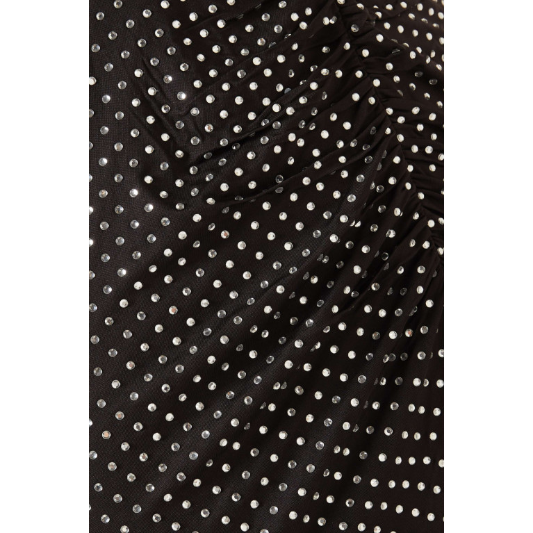 Veronica Beard - Kiah Crystal-embellished Maxi Dress in Jersey Black