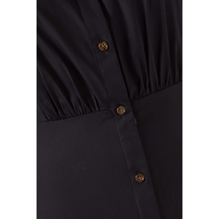 Veronica Beard - Rae Mini Dress in Cotton Black