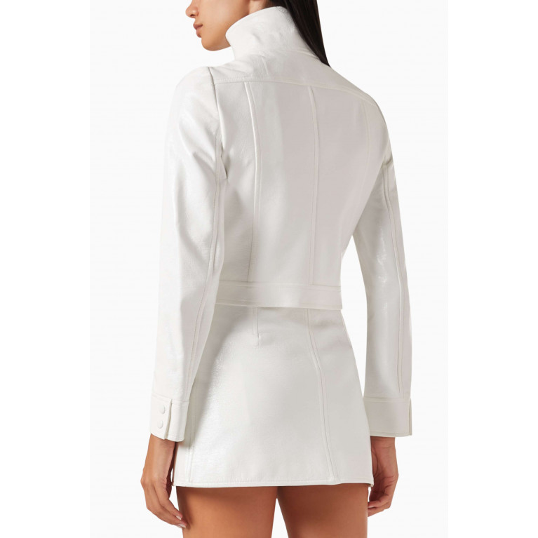 Courreges - Reedition Jacket in Vinyl White