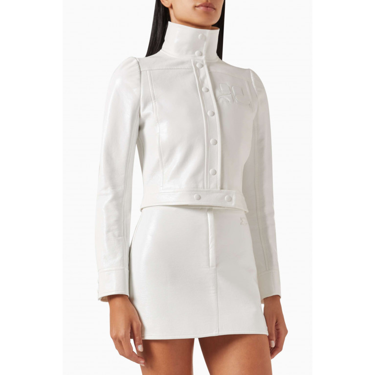 Courreges - Reedition Jacket in Vinyl White