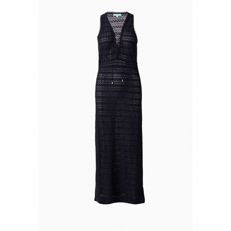 Melissa Odabash - Maddie Maxi Dress in Cotton-knit Black