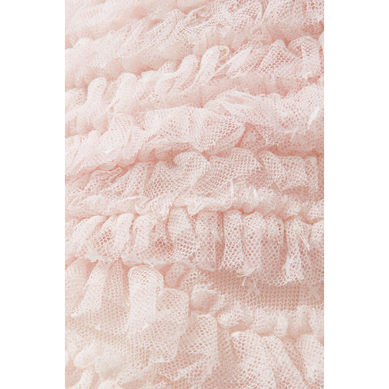 Needle & Thread - Wild Rose Ruffle Dress in Tulle Pink