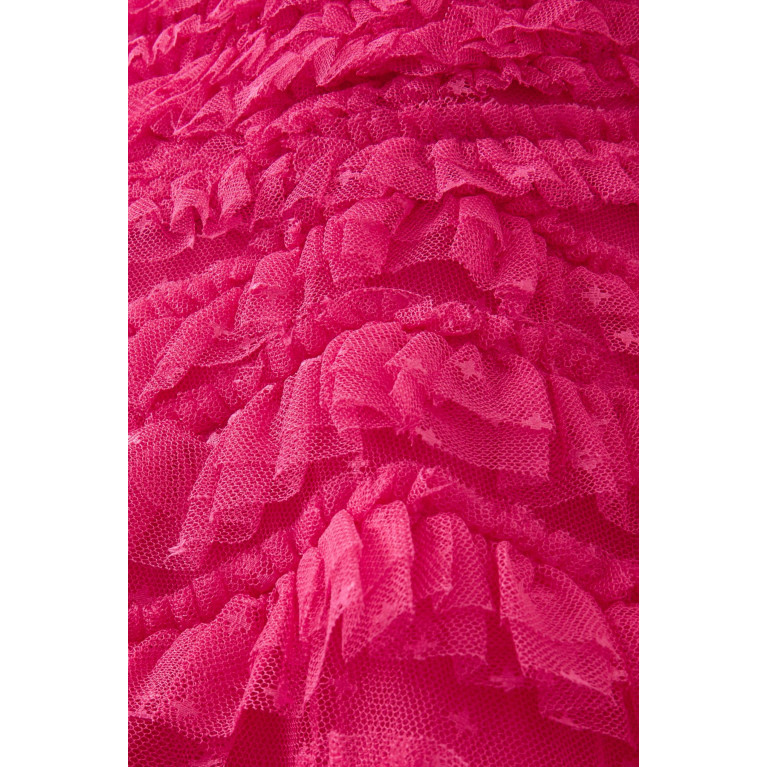 Needle & Thread - Wild Rose Ruffle Dress in Tulle
