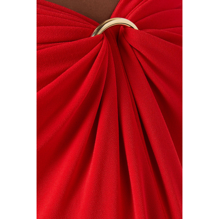Talbot Runhof - Off-Shoulder Maxi Gown in Jersey Crêpe